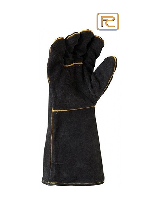 FE18FB-BLACK COW SPLIT WELDING GLOVES