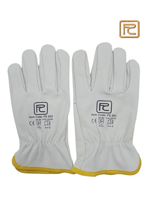 NATURAL GRAIN LEATHER DRIVER GLOVES