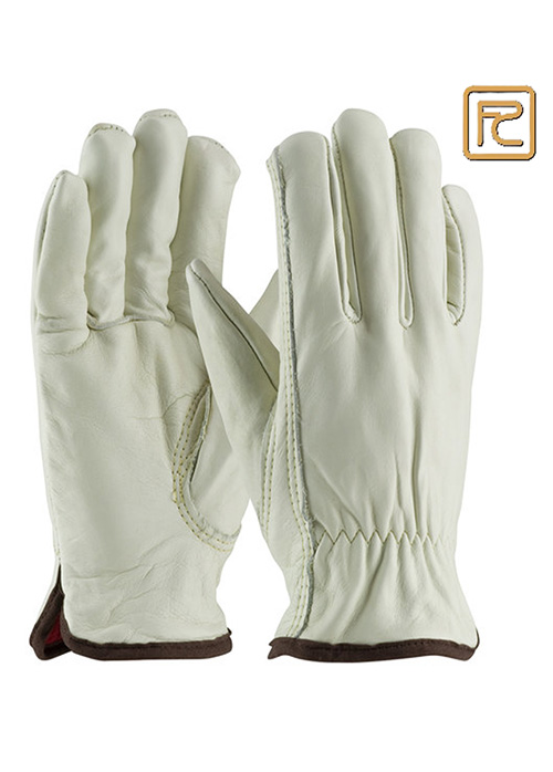NATURAL GRAIN LEATHER KEYSTONE DRIVER GLOVES