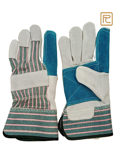 REINFORCED DOUBLE PALM SPLIT LEATHER RIGGER GLOVES