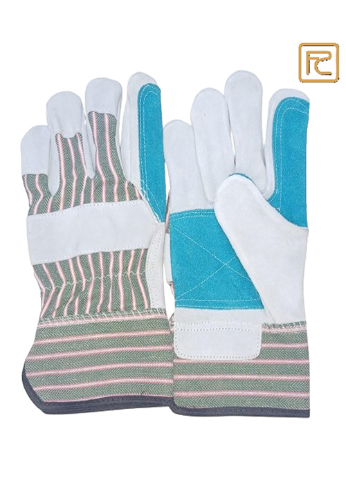 REINFORCED DOUBLE PALM SPLIT LEATHER RIGGER GLOVES